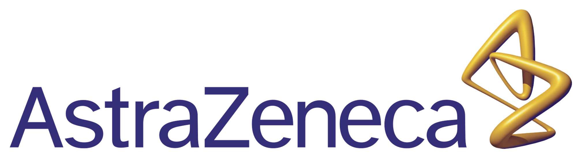 Colour logo for the AstraZeneca Pharmaceuticals company.