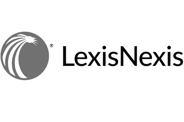 Logo for the Lexis Nexis company.